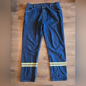 Bulwark FR Jeans Mens Size 38x32 Fire Resistant Pants Reflective